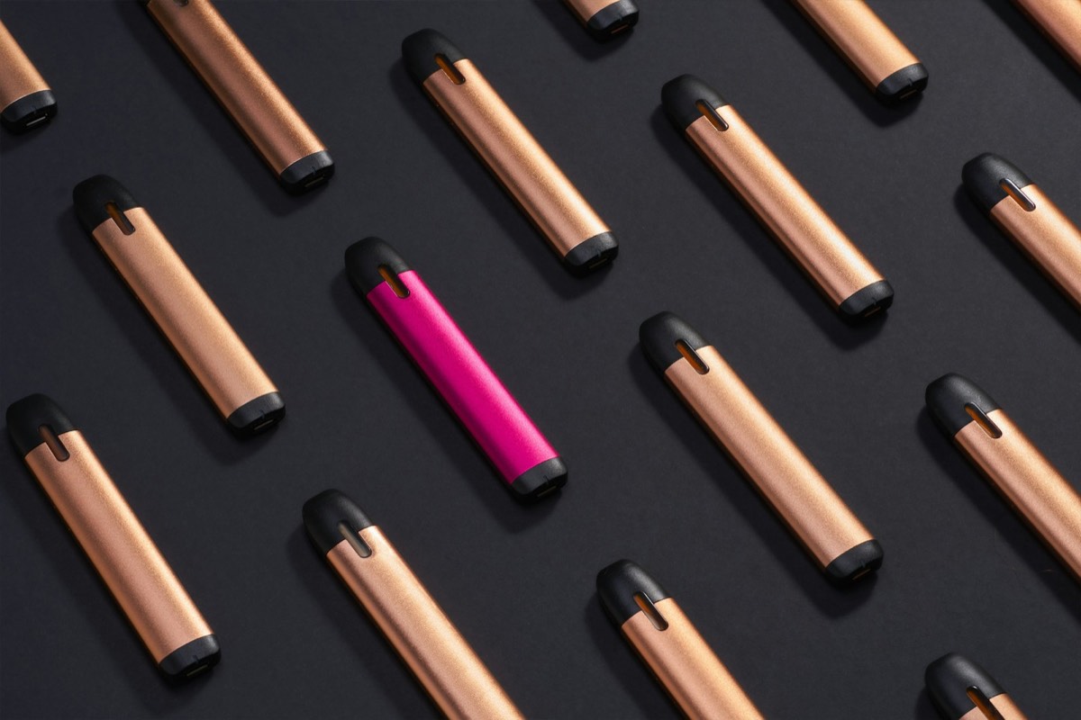 A curated selection of vape devices on display at Buy Low Vapes